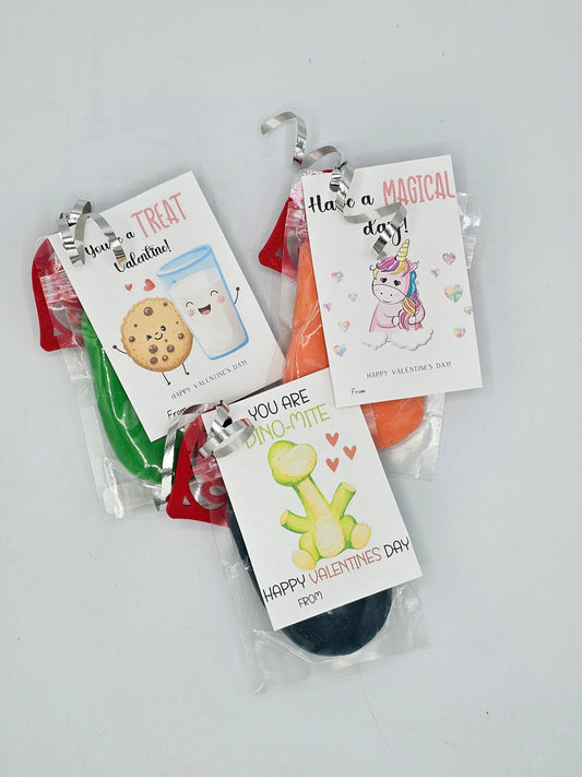 Valentine Playdough Favors (quantity of six)