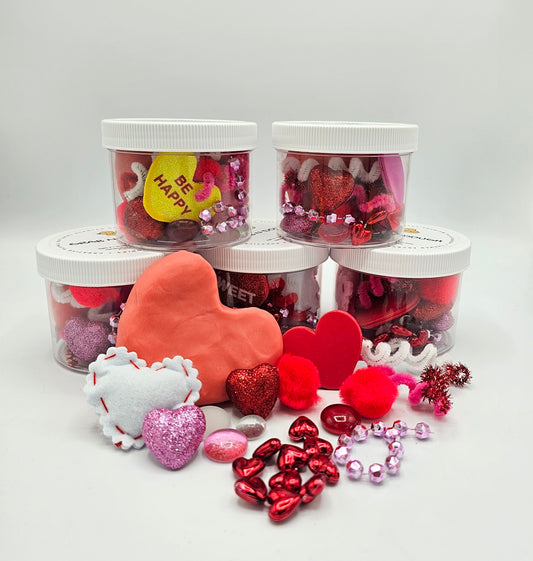 Valentines Grab N Dough Jar
